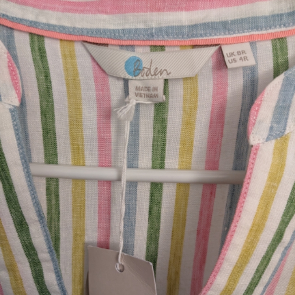 Boden Multicolor Striped Tunic